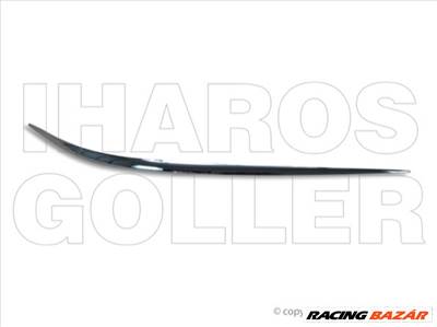 Mercedes E (W211) 2002.04.01-2006.06.30 Első lökhárító díszlécre króm csík jobb (01LM)