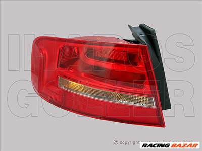 Audi A4 2012.02.02-2015.06.01 Hátsó lámpa üres bal külső (4 ajtós) (13SM)