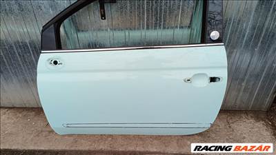 Fiat 500 bal ajtó, menta