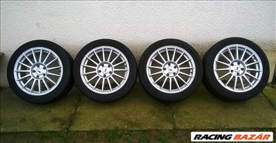 Eladó 4db 18-as 5x114.3-as it Wheels alufelni 245/45R18 Uniroyal nyári gumival