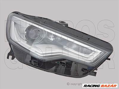 Audi A6 2011.04.01-2014.09.30 Fényszóró H7/D3S XENON/LED jobb (motorral) DEPO (0WGY)
