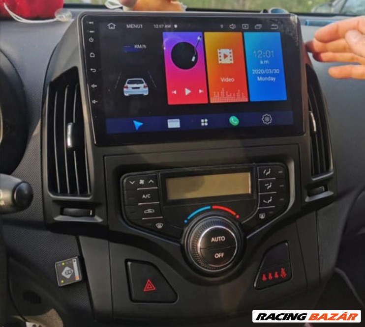 Hyundai I30 2006-2012 CarPlay Multimédia Android GPS Rádió Tolatókamerával 3. kép