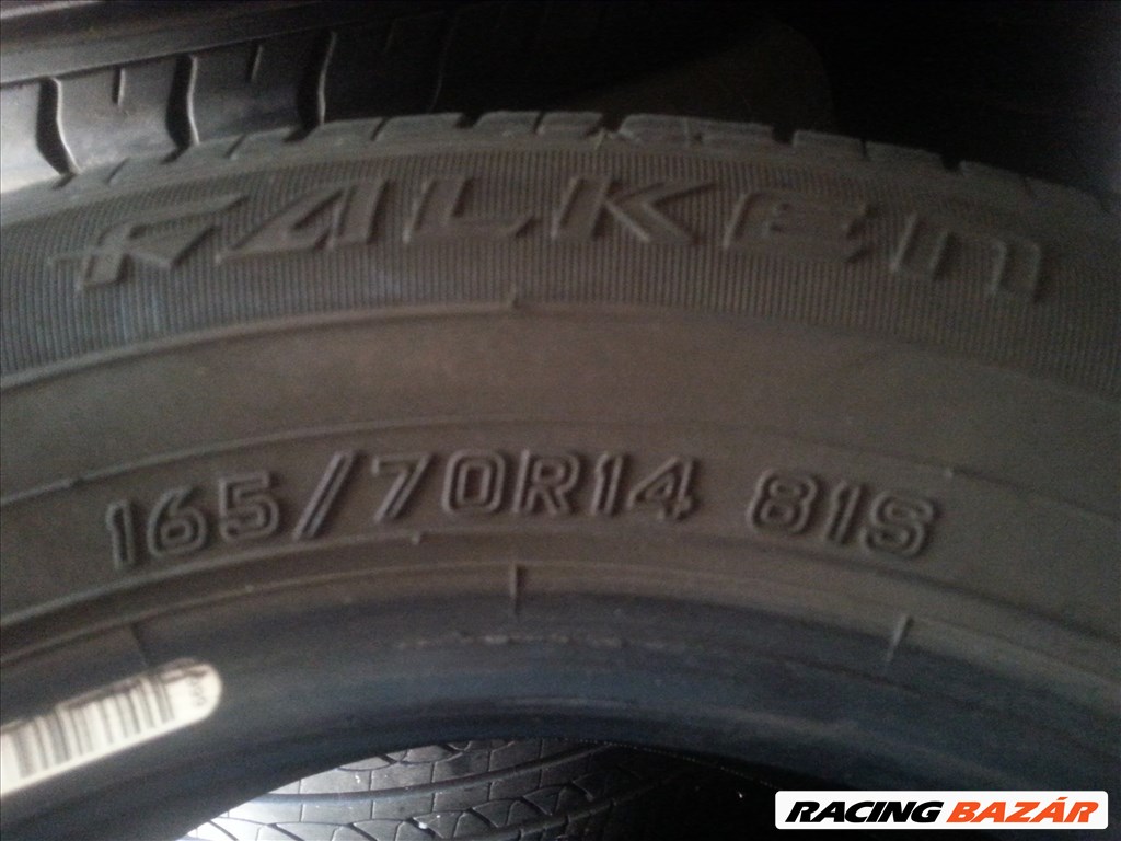  165/70R14 Falken használt 4 db nyári gumi eladó 6. kép