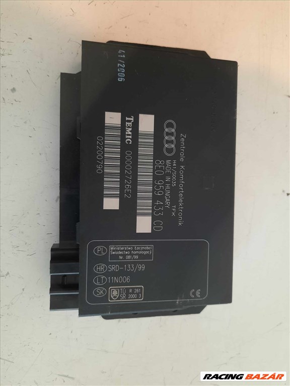 Audi A4 B6 , B7 komfort elektronika , modul 3. kép