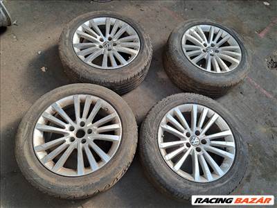 Volkswagen Phaeton V6 4Motion 235/55/R18/5x112/8,5J /ET45 Alufelni Szett Gumival 3d0601025af