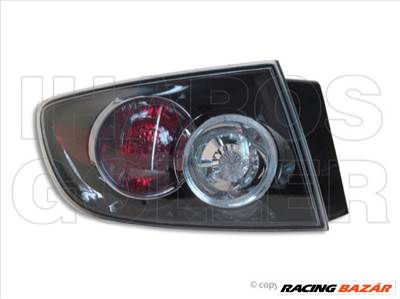 Mazda 3 2006.07.01-2009.03.31 H.lámpa üres bal külső fekete (4 ajtós) (039P)