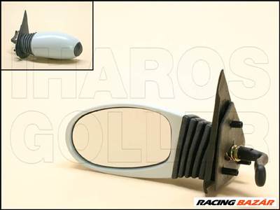 Fiat Seicento 1998.03.01-2009.12.31 Visszapillantó tükör bal, karral állítható,fényezendő (0J6L)