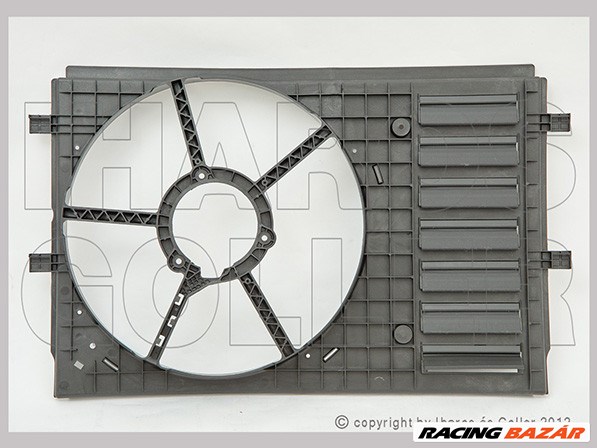 Audi A1 (8X) 2010.01.01-2014.12.01 Hűtőventilátor keret (klímás) (1DN0) 1. kép