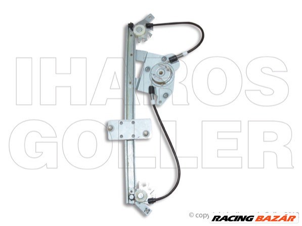 Smart ForTwo 1997.01.01-2007.02.28 Ablakemelő motor nélkül jobb első (3 ajtós) (02V7) 1. kép