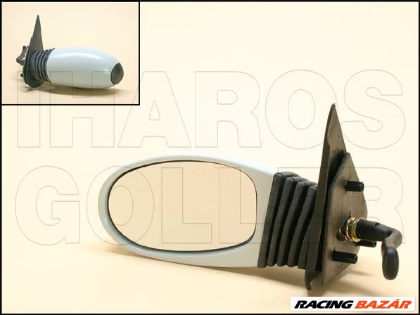 Fiat Seicento 1998.03.01-2009.12.31 Külső tükör bal, karral állíth.,fény. (0J6L) 1. kép