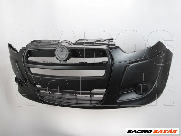 Fiat Doblo 2009.09.01-2014.12.31 Első lökhárító, fekete, fényezhető (012K) 1. kép