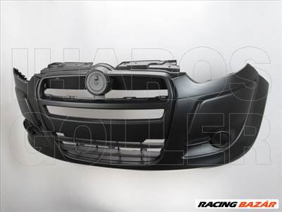 Fiat Doblo 2009.09.01-2014.12.31 Első lökhárító, fekete, fényezhető (012K)