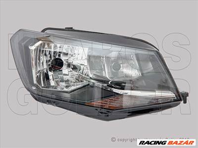 Volkswagen Caddy III 2015.06.01-2020.08.30 Fényszóró H4 jobb + nappali fény. (motorral) TYC (1EN7)