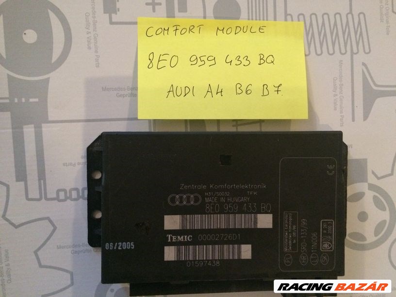 Audi A4 (B6/B7) B6/B7 8E0 959 433 BQ AUDI A4 KOMFORT comfort module  8eo959433bq 1. kép