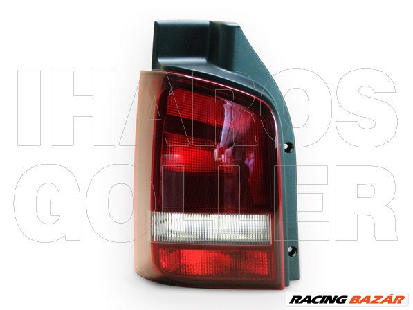 Volkswagen Caravelle/Multivan (T5) 2009.10.01-2015.06.30 H. lámpa üres bal füst/piros (1 hátsó ajtós) (0Z2D) 1. kép