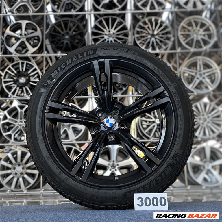 BMW 19 felni alufelni, 5x112, 265/40 új téli gumi, M5 F90 (3000) 1. kép