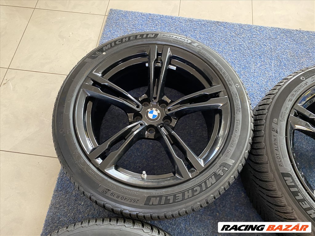 BMW 19 felni alufelni, 5x112, 265/40 új téli gumi, M5 F90 (3000) 8. kép