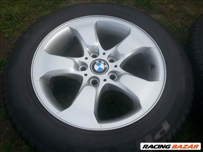 17" gyári BMW X3 alufelni, rajta 235/55 újszerű Pirelli P7 nyári gumi 
