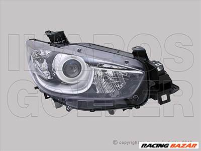 Mazda CX-5 2011.08.01-2016.10.30 Fényszóró H11/H15+nappalif. jobb (motoros) -15 TYC (185I)