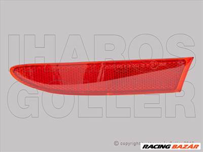 Mazda 2 2014.02.27- Króm díszléc hűtőrácsra bal, alsó (1FX8)