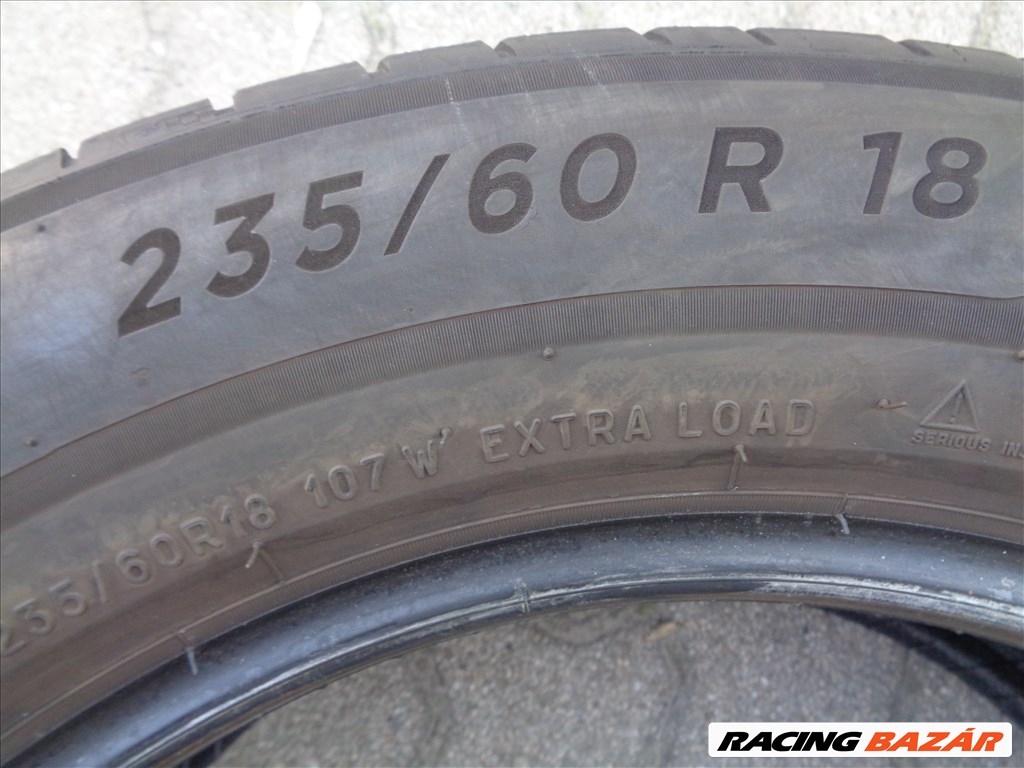 Michelin 235/60R18 nyári gumi 4-5mm-es mintával eladó. 8. kép