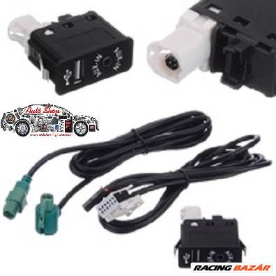 BMW E60 AUX Adapter , usb , jack szett