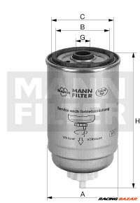MANN-FILTER WK 8051 - Üzemanyagszűrő CHRYSLER DODGE FIAT JEEP LANCIA 1. kép