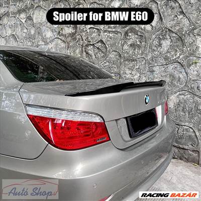 BMW E60, M4 Style, Hátsó Spoiler Fényes fekete  2003 - 2010