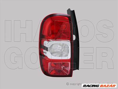Dacia Duster 2013.06.01-2017.12.01 Hátsó lámpa üres bal (14FH)