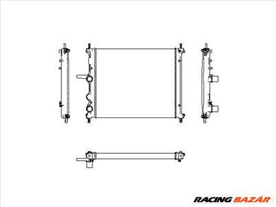 Fiat Marea 1995.09.01-2002.11.30 Vízhűtő (0M2M)
