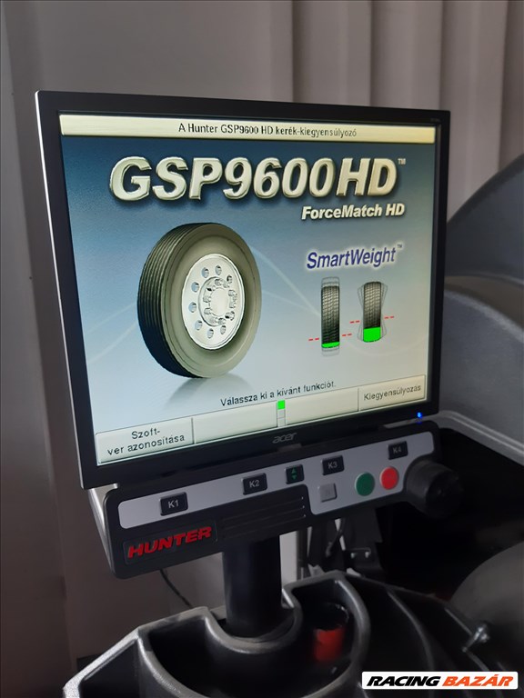 Hunter GSP 9600 HD újszerű, teher-személy, liftes kerékkiegyensúlyozó  5. kép