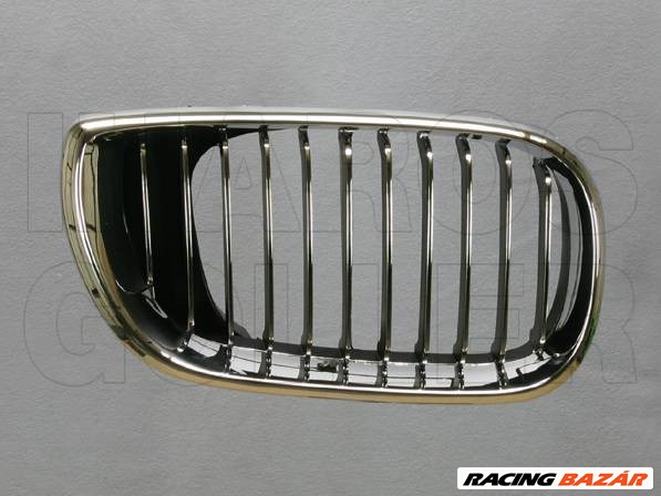 BMW 3 (E46) 2001.09.01-2005.02.28 Hűtődíszrács jobb, keret+bordák krómozott (06RL) 1. kép