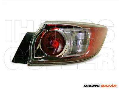 Mazda 3 2009.04.01-2011.10.31 Hátsó lámpa üres jobb, külső, pir-feh. (3/5 a.)TYC (001D)