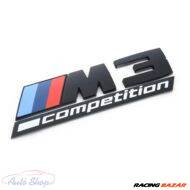 Gyári BMW  M3 Competition fekete csomagtartó embléma 51148084161