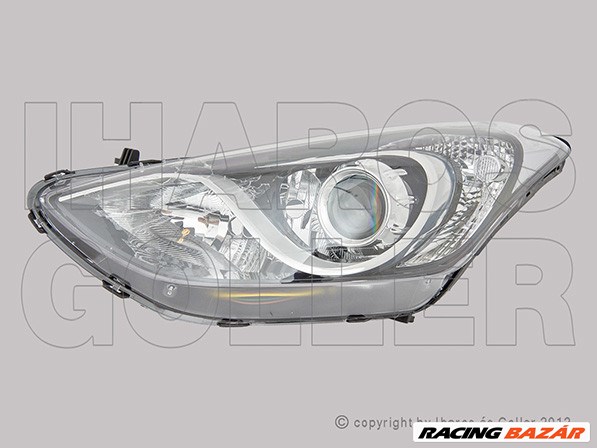 Hyundai I30 (GD) 2012.04.01-2015.02.01 Fényszóró 3H7 bal króm házas (motorral) TYC (1CRN) 1. kép