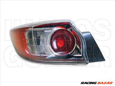 Mazda 3 2009.04.01-2011.10.31 Hátsó lámpa üres bal, külső, pir-feh. (3/5 a.)TYC (001E)