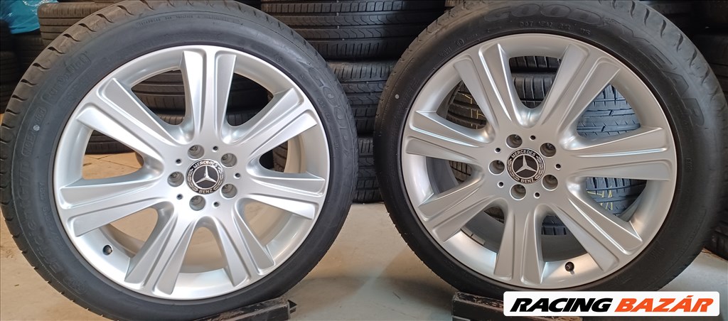  Mercedes W222 S klasse 5x112 8,5-9,5x19 245/45 275/40 R19 nyári gumik 4. kép