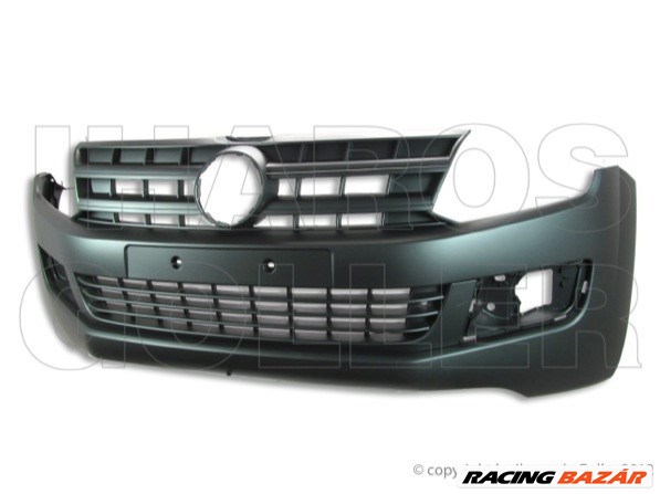 Volkswagen Amarok 2010.01.01- Első lökhárító fekete (-17) (04KF) 1. kép