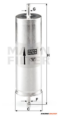 MANN-FILTER WK 516 - Üzemanyagszűrő ALPINA BERTONE BMW 1. kép