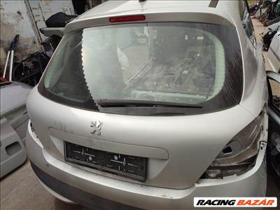 Peugeot 207 csomagtér ajtó ezüst EZRC 3, 5 ajtós 