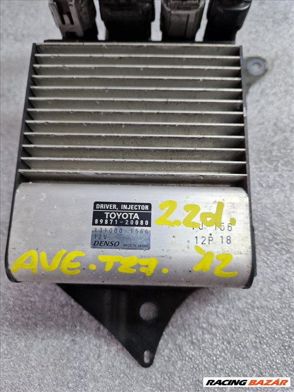 Toyota Avensis T27 2.2 D4D injektor vezérlő 8987120080 2. kép