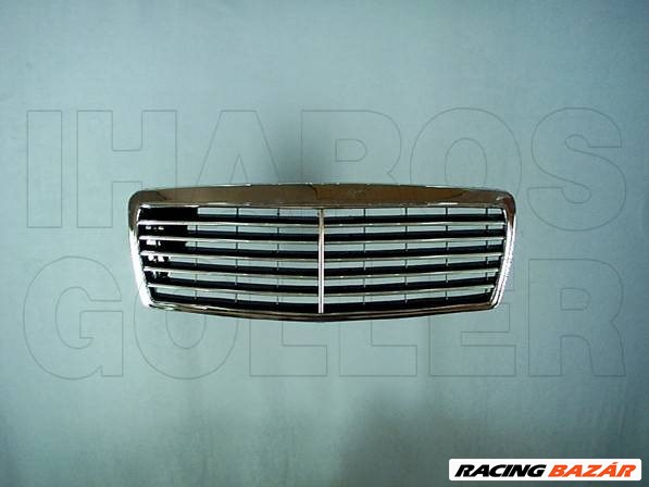 Mercedes E (W210) 1995.06.01-1999.06.30 Hűtődíszrács kpl. 5 bordás díszl. (Avantgarde) (0EX8) 1. kép