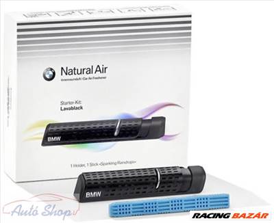 GYÁRI BMW LAVABLACK NATURAL Air Car illatosító tartó + 1 DB Starter Kit 
