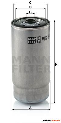 MANN-FILTER WK 845/7 - Üzemanyagszűrő BMW
