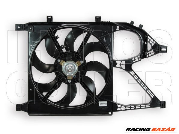 Opel Corsa C 2000.09.01-2006.08.31 Hűtőventilátor kpl. (1.2 16V -A/C) (0T62) 1. kép
