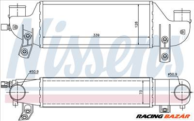 NISSENS 96693 Intercooler