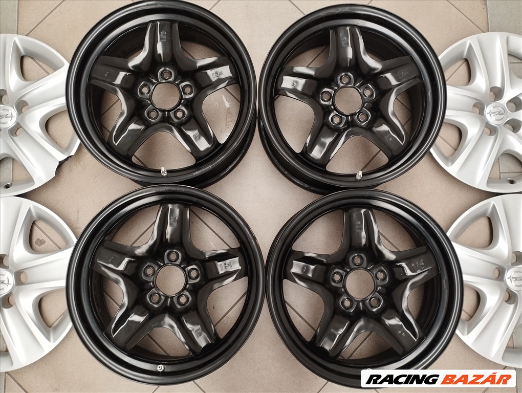  5x115 Opel gyári struktúr lemezfelni 7x17 ET44 Astra Zafira  2. kép