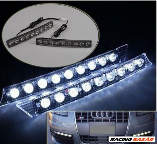 2 X LED DRL NAPPALI MENETFÉNY AUDI Q7,Q5,A6 !!!!!! 1. kép