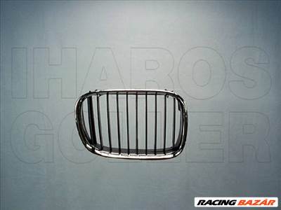 BMW 5 (E39) 1995.12.01-2000.08.31 Hűtődíszrács krómkerettel jobb (kiv. 535i, 540i) (06NX)