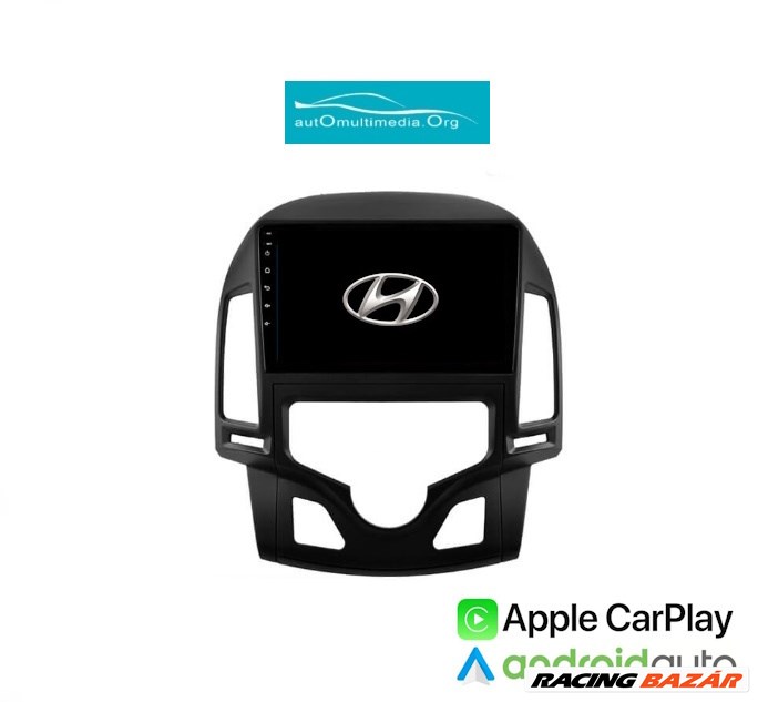 Hyundai I30 2006-2012 CarPlay Multimédia Android 2+32 GB GPS Rádió Tolatókamerával 4. kép